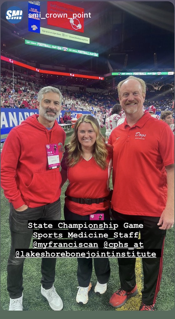 Dr. Plank with the other CPHS Sports Medicine Staff